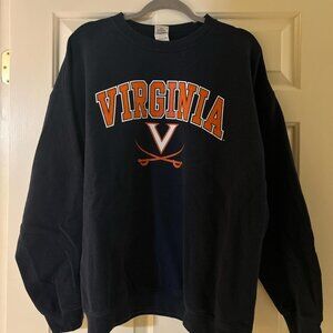 Women's Black and Navy Sweatshirt